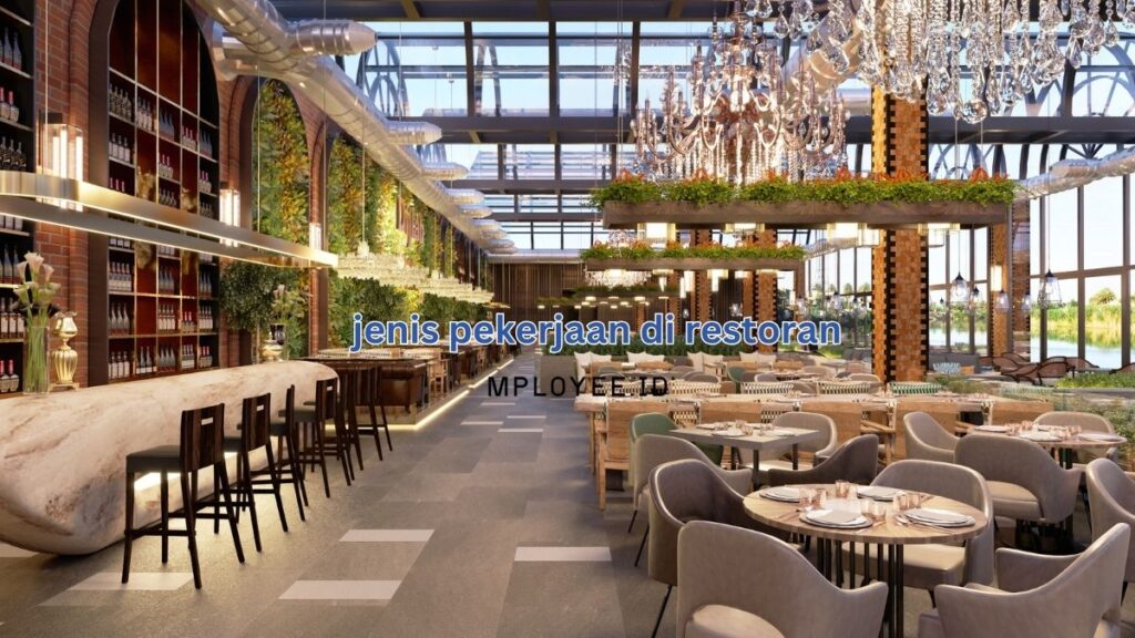 jenis pekerjaan di restoran